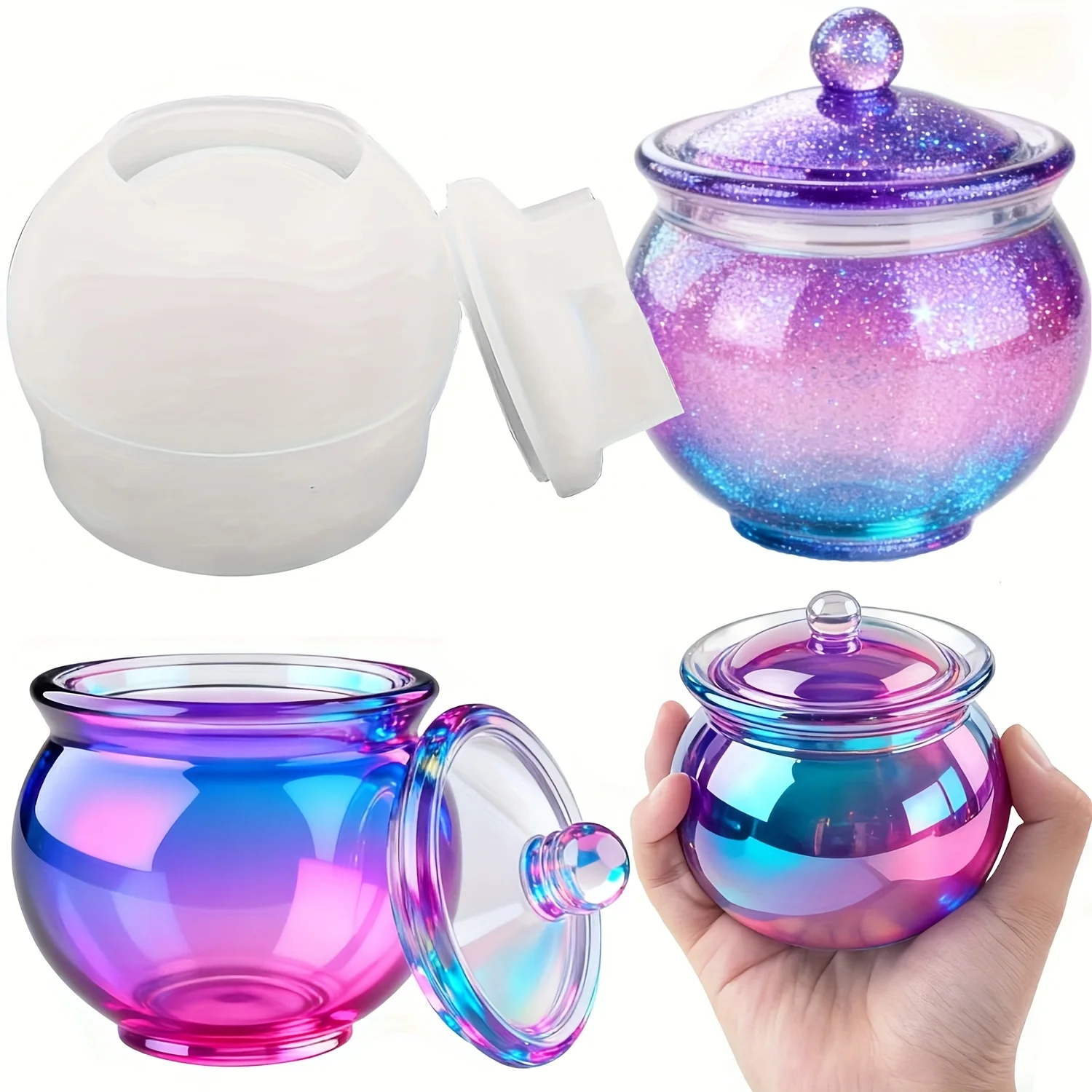 Candle Souvenir - 1 set di stampi rotondi in