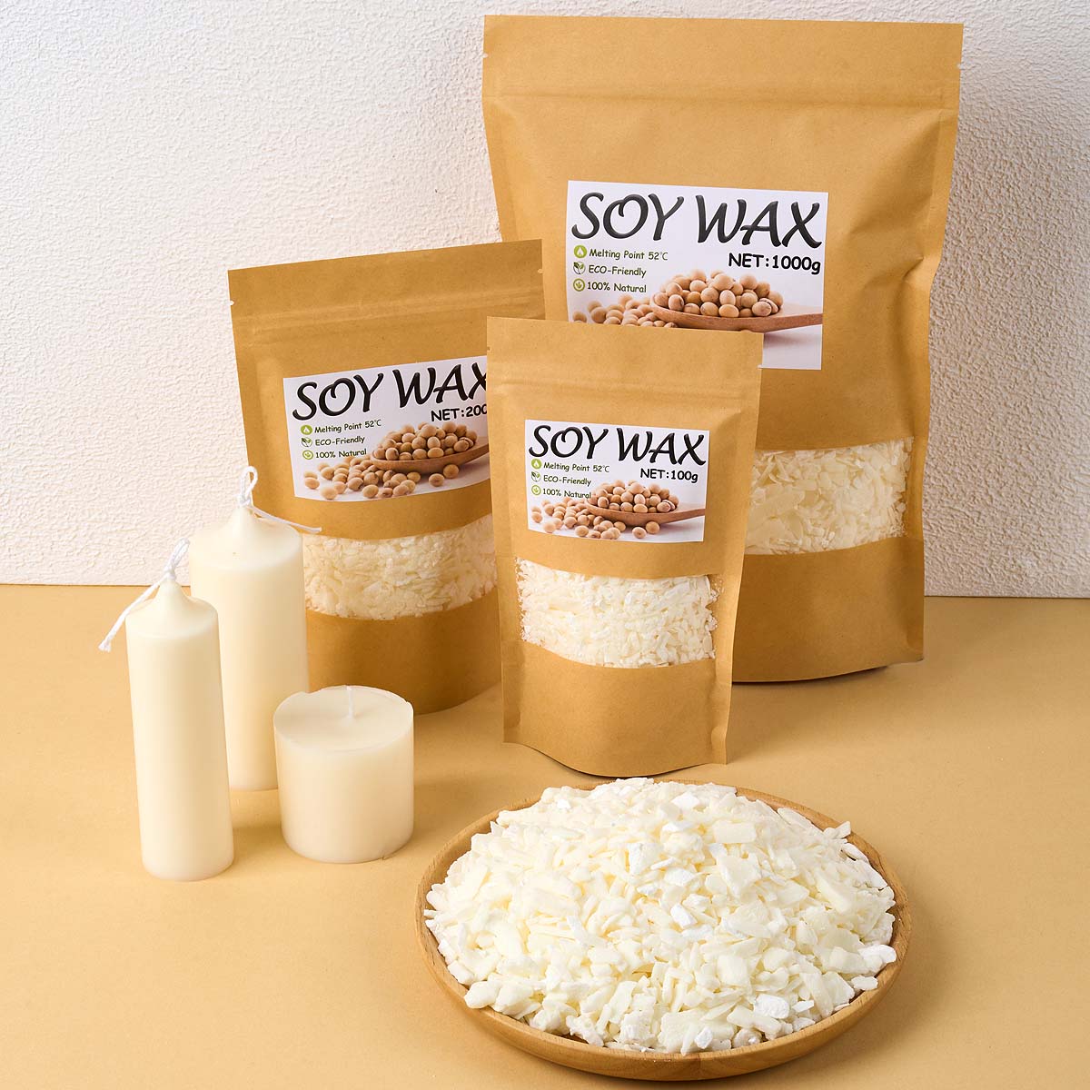 1 libbra di cera di soia bianc - Candle Supplies Bulk recensione e prezzo