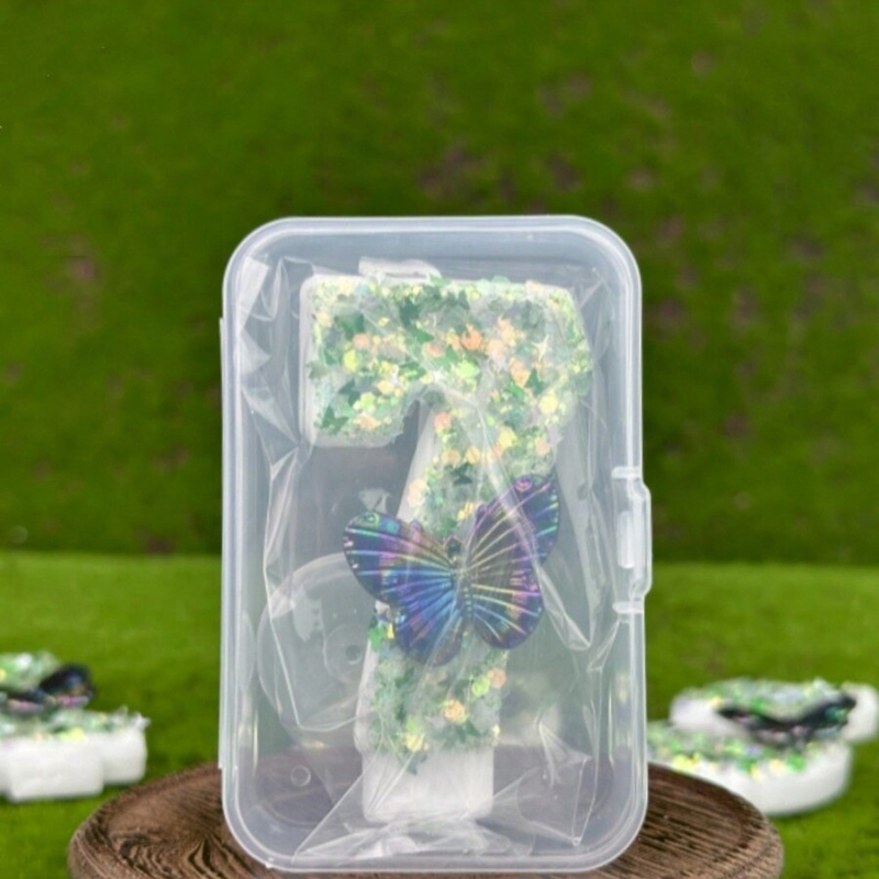 1Pc Verde Paillettes Numero 0- - Candle Supplies In recensione e prezzo