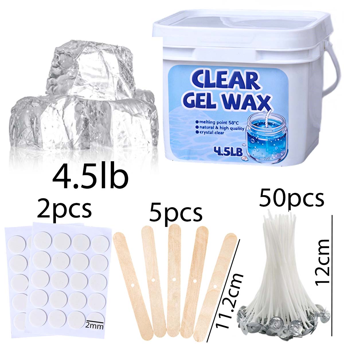 Kit di Cera Trasparente in Gel - Candle Supplies Bulk recensione e prezzo
